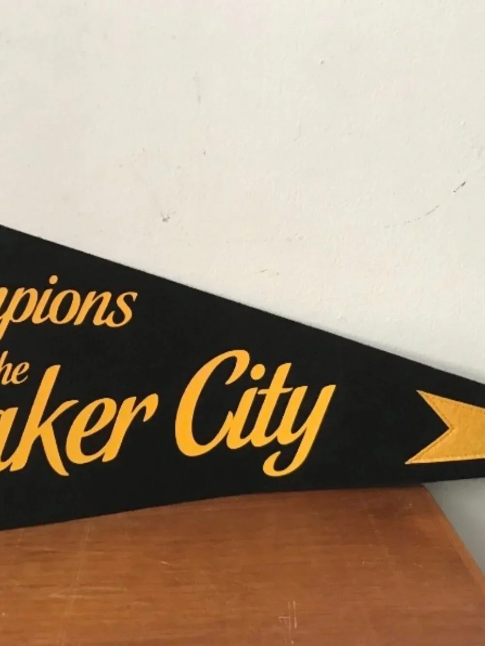 NEW '47 Brand Black Fives Quaker City Philadelphia Panthers Basketball Pennant